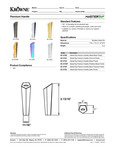 BC-870 - MasterTap Premium Handles Spec Sheet BC-870 - MasterTap Premium Handles Spec Sheet