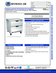 BevAir UCRD32AHC-2 Spec Sheet
