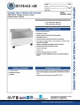 Beverage-Air SMF58HC-1-W-02 SpecSheet Beverage-Air SMF58HC-1-W-02 SpecSheet