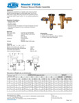 Zurn BF-720A specsheet