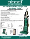 Bissell BGU1500T-BGU1800T Spec Sheet