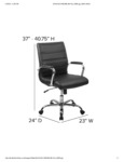 BLN-6GCCHR2286-BK-GG Chair Spec Sheet BLN-6GCCHR2286-BK-GG Chair Spec Sheet
