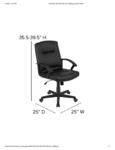 BLN-6GCGRYX000-BK-GG Chair Spec Sheet BLN-6GCGRYX000-BK-GG Chair Spec Sheet