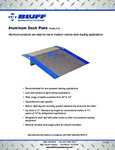 Bluff 209A4848 A-B Series Aluminum Dock Plates SS