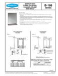Bobrick 166 Specsheet Bobrick 166 Specsheet