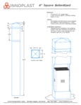 Innoplast square bollardgard spec sheet