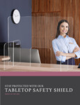 Bon Chef Safety Shield Sneeze Guard Specs