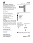 Bradley_Metro Faucets_Specsheet Bradley_Metro Faucets_Specsheet