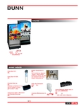 Bunn JDF-4S Cold Beverage Dispenser Spec Sheet Bunn JDF-4S Cold Beverage Dispenser Spec Sheet