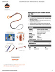 CARABINER CHOKE LOOP LANYARD - 10LBS - ORANGE-GRAY SPEC SHEET CARABINER CHOKE LOOP LANYARD - 10LBS - ORANGE-GRAY SPEC SHEET