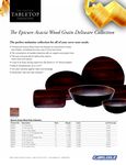 Carlisle Epicure Acacia Specs Carlisle Epicure Acacia Specs
