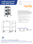 New Age Industrial  Lug Dolly/Bussing Cart Specsheet