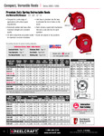 1/4 IN. X 50 FT. PREMIUM DUTY HOSE REEL spec sheet 1/4 IN. X 50 FT. PREMIUM DUTY HOSE REEL spec sheet