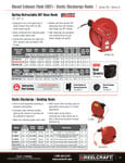 SPRING RETRACTABLE BONDING REEL spec sheet SPRING RETRACTABLE BONDING REEL spec sheet
