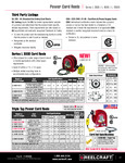 12/3 45 FT. PREMIUM DUTY TRIPLE OUTLET W/ GFCI POWER CORD REEL spec sheet