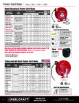 12/3 45 FT. PREMIUM DUTY SINGLE RECEPTACLE POWER CORD REEL spec sheet 12/3 45 FT. PREMIUM DUTY SINGLE RECEPTACLE POWER CORD REEL spec sheet