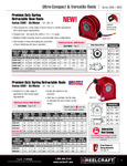 1/4 IN. X 25 FT. PREMIUM DUTY HOSE REEL spec sheet 1/4 IN. X 25 FT. PREMIUM DUTY HOSE REEL spec sheet