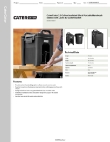 CaterGator 215BK2HWSKIT Specsheet
