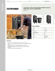CaterGator 215BK5HWSKIT Specsheet CaterGator 215BK5HWSKIT Specsheet