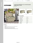 CaterGator 215CG100TANW Specsheet