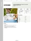 CaterGator 215JB20WH2 Specsheet CaterGator 215JB20WH2 Specsheet