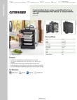 CaterGator 215PC5KTSS2 Specsheet CaterGator 215PC5KTSS2 Specsheet