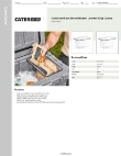CaterGator 215PCCGB35CL Specsheet CaterGator 215PCCGB35CL Specsheet