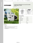 CaterGator 215RCCG20WH Specsheet