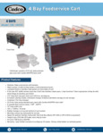 Mobile Food Carts - 4-Bay Spec Sheet Mobile Food Carts - 4-Bay Spec Sheet