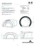 Chicago Brick Oven CBO-O-KIT-1000 7-Piece DIY Wood-Fired Outdoor Pizza Oven Kit spec sheet