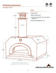 Chicago Brick Oven CBO-O-CT-500-spec sheet Chicago Brick Oven CBO-O-CT-500-spec sheet