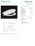 Centoco 1200BP8-001 Spec Sheet