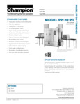 Champion PP-20-PT Specs