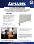 CHANNEL MFG Social Distancing Divider Counter Unit SDDC48-32 Specsheet