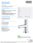 Chicago Faucets 3500 Series Spec Chicago Faucets 3500 Series Spec