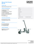 Chicago Faucets 897-CP Spec Chicago Faucets 897-CP Spec