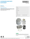 Chicago Faucets MVP Metering Handle Kit