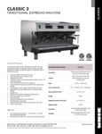 Unic Classic 3 Spec Sheet