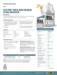 CLR Pro Mold and Mildew Stain Remover Tech Data Sheet
