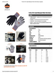 COATED WATERPROOF WINTER GLOVES - SPEC SHEET