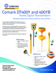Comark DT400Y 400YB Digital Thermometer Specsheet Comark DT400Y 400YB Digital Thermometer Specsheet