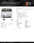 Cooking Performance Group CBR24-NG(CPG) Specsheet