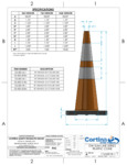 Cortina DW-Slim-Line-Series-Traffic-Cone-Spec-Sheet Cortina DW-Slim-Line-Series-Traffic-Cone-Spec-Sheet