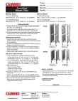 Cambro Camshelving Ultimate Z-Rack Specsheet