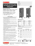 Cambro PCU Spec Sheet