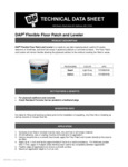 DAP Flexible Floor Patch and Leveler Specsheet DAP Flexible Floor Patch and Leveler Specsheet