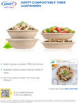 Dart Compostable Fiber Containers Sell Sheet