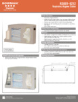 BOWMAN Quartz Beige ABS Plastic Respiratory Hygiene Station- Locking