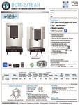 Hoshizaki DCM-271BAH Spec Sheet