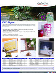 Deflecto DIY Signs